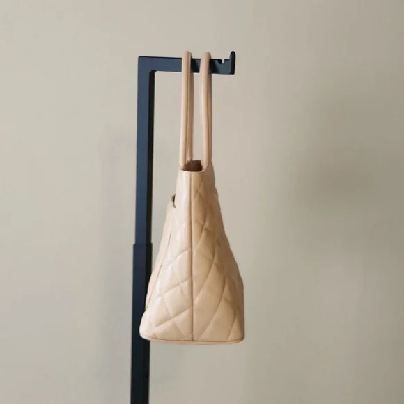 Chanel matelasse Reprint Totebag caviar leather caviar skin beige like new, 90s - Picture 3 of 10